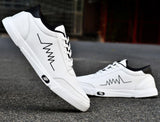 Afreet White Chunky Sneaker Shoes For Men