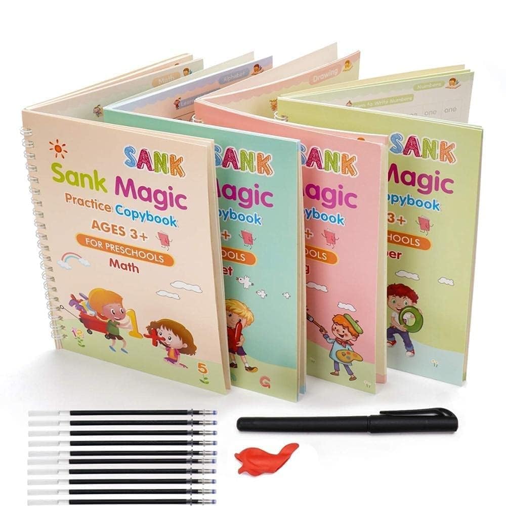 Magic Practice Copybook (4 Book + 10 Refill) (A-127)