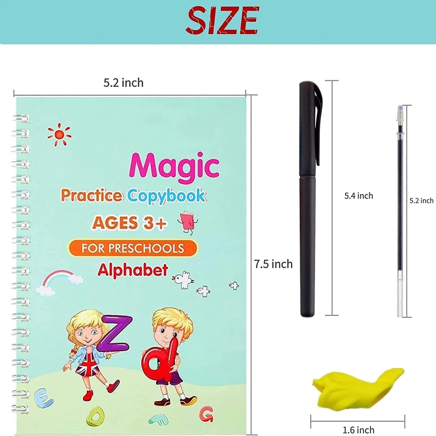 Magic Practice Copybook (4 Book + 10 Refill) (A-127)