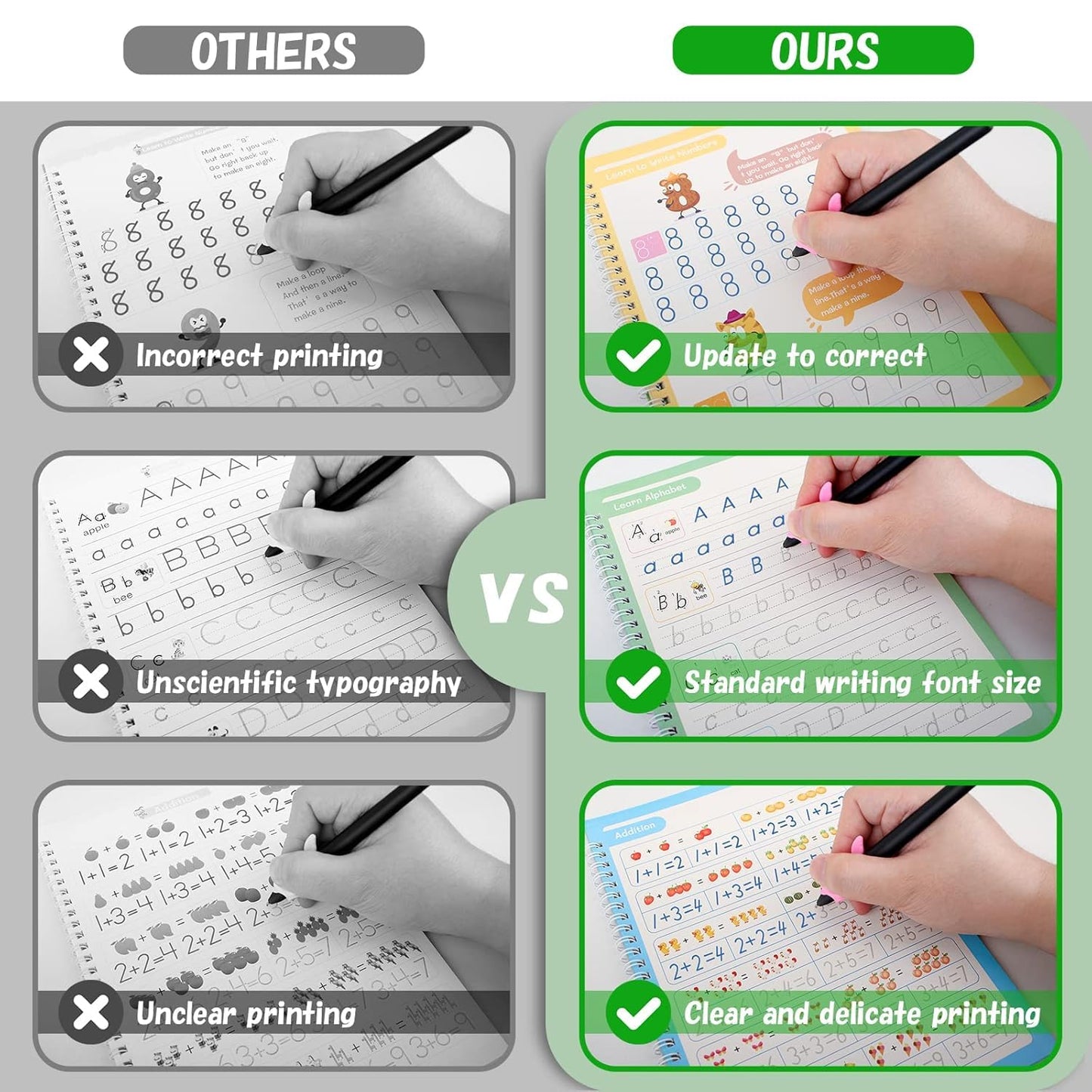 Magic Practice Copybook (4 Book + 10 Refill) (A-127)