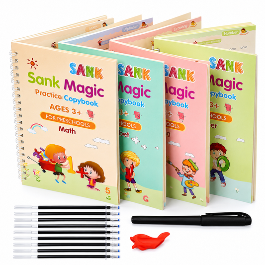Magic Practice Copybook (4 Book + 10 Refill) (A-127)